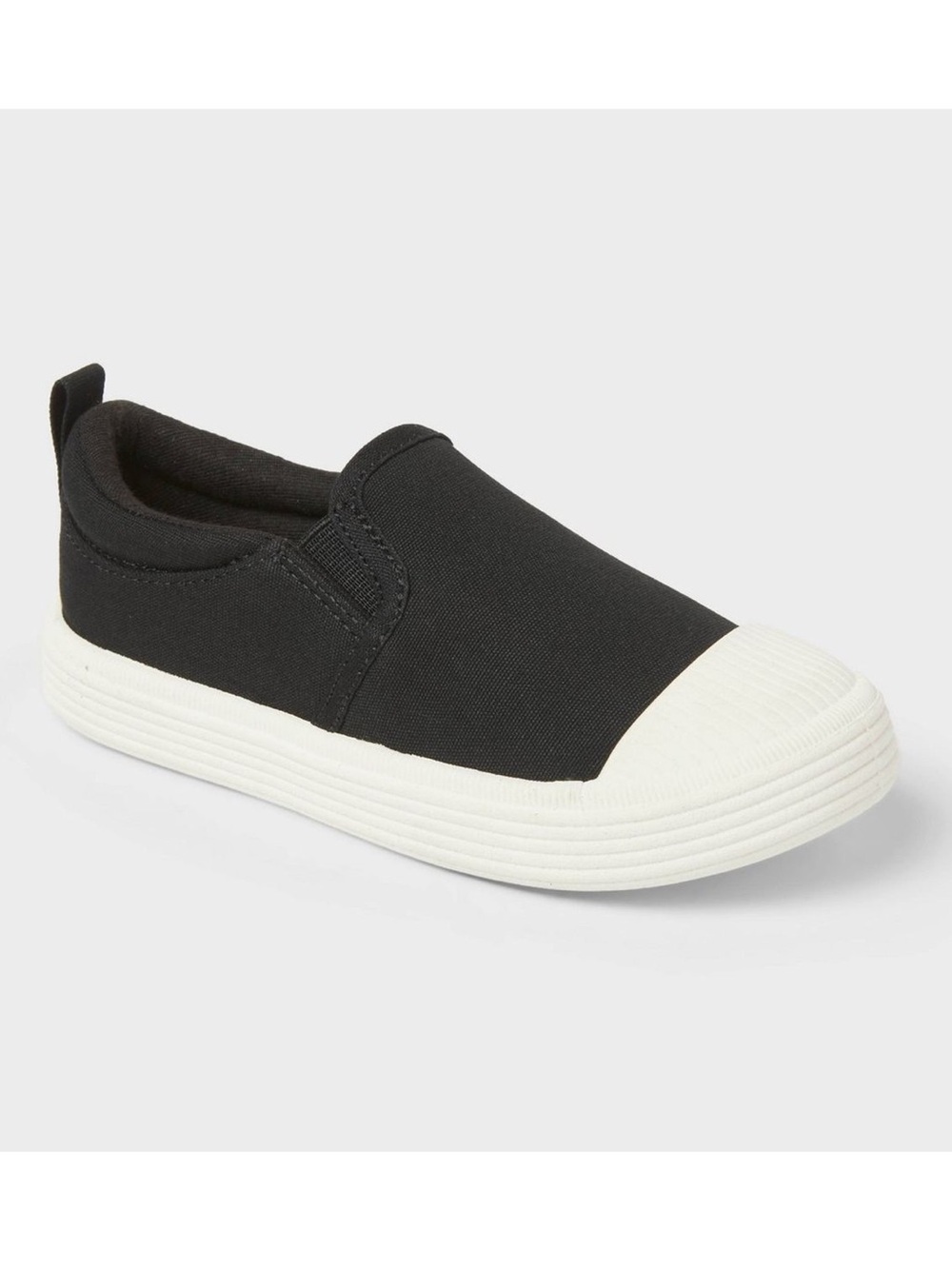 Cat & Jack Morgan Slip-On Sneakers Black & White